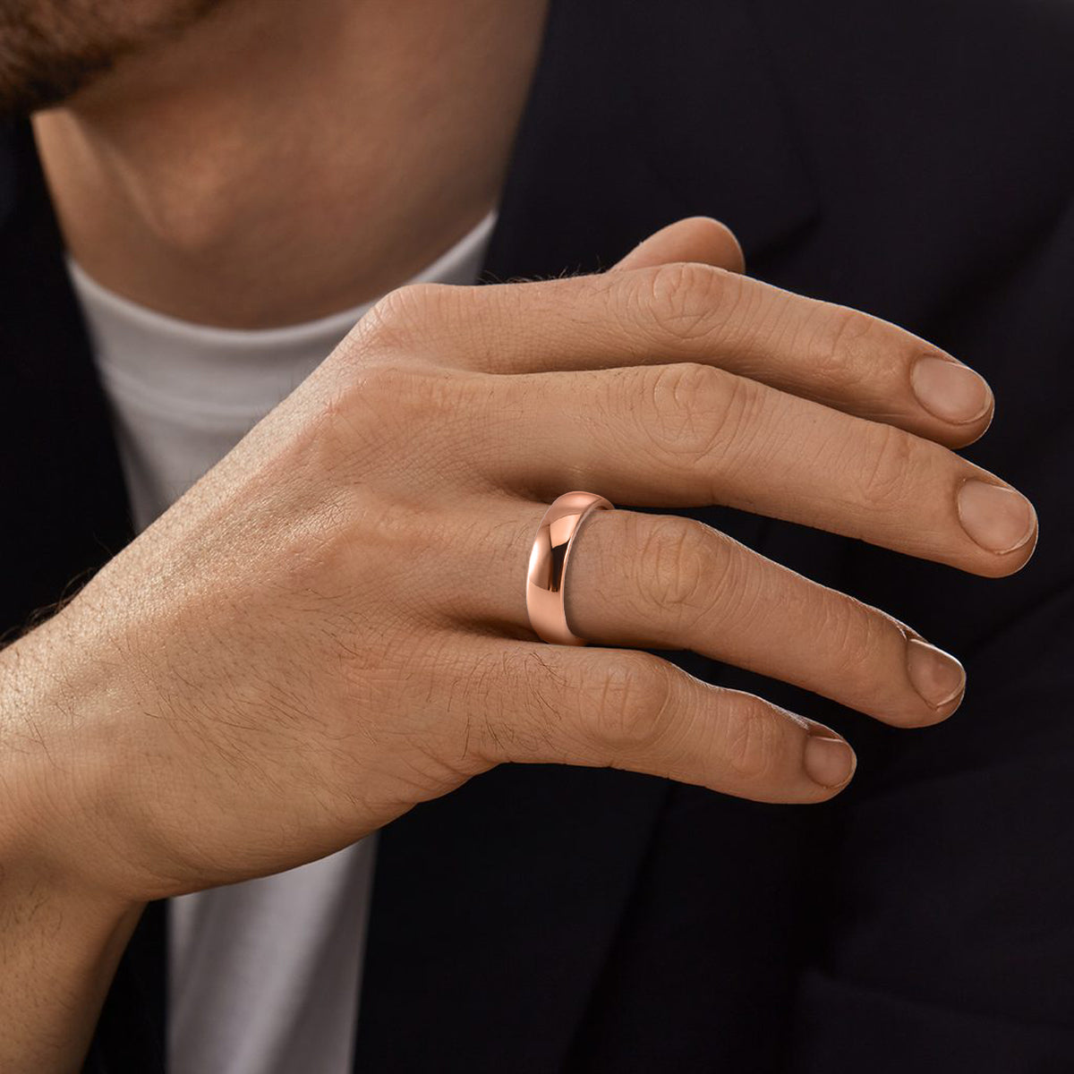 Hioleegi Classic Wedding Bands for Men Women Tungsten (HI-0205)