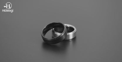 Hioleegi Elegance Mens Wedding Bands Tungsten Carbide (HI-0203)